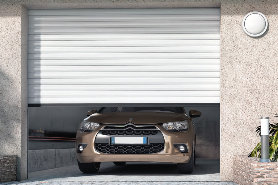 Porte de garage enroulable aluminium